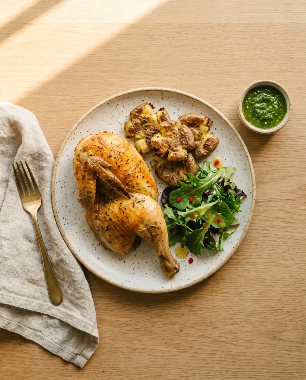 Example Celiac Safe plate